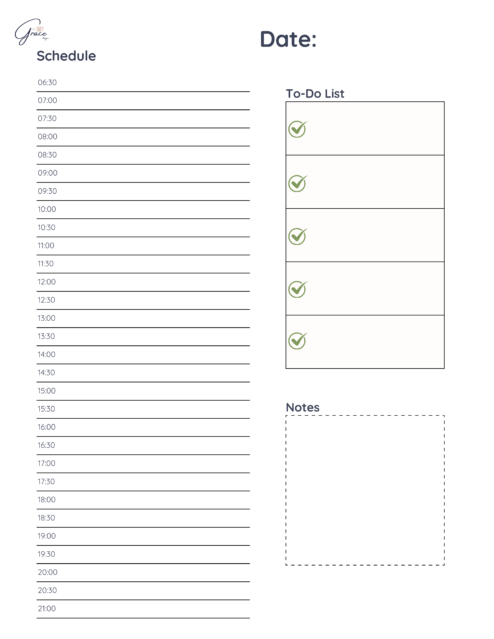 Weekly & Daily Time blocking Panner - Image 3