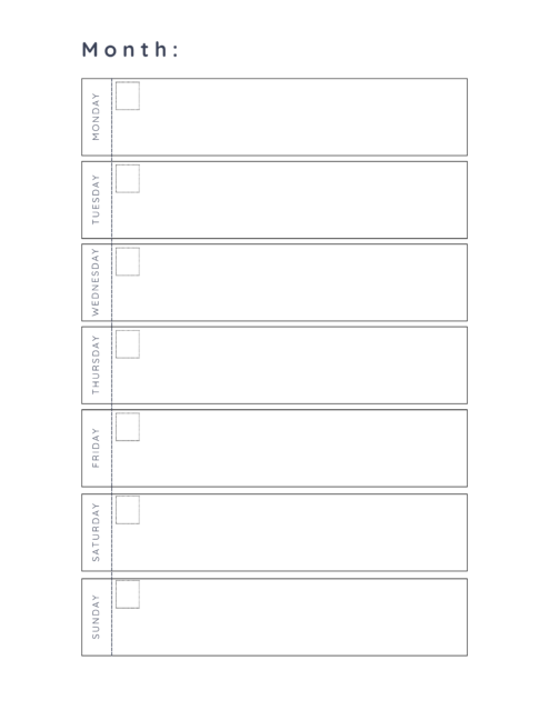 Weekly & Daily Time blocking Panner - Image 2